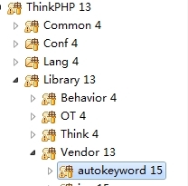 ThinkPHP自动获取关键词(调用第三方插件)