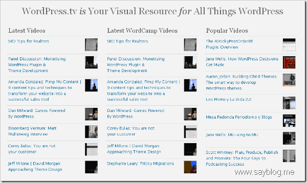 wordpress.tv_