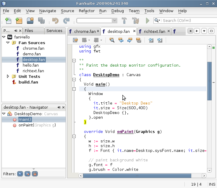 Fantom开发工具 Fantom IDE