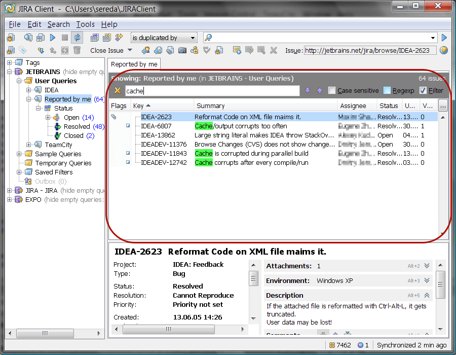 JIRA Client Lite
