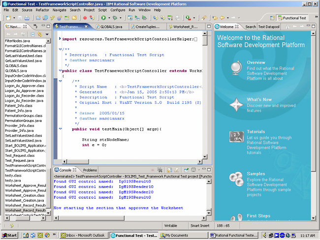 Rational Functional Tester
