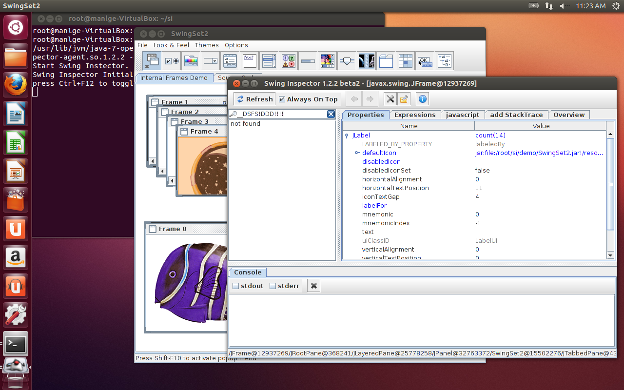Swing界面分析和调试工具 Swing Inspector