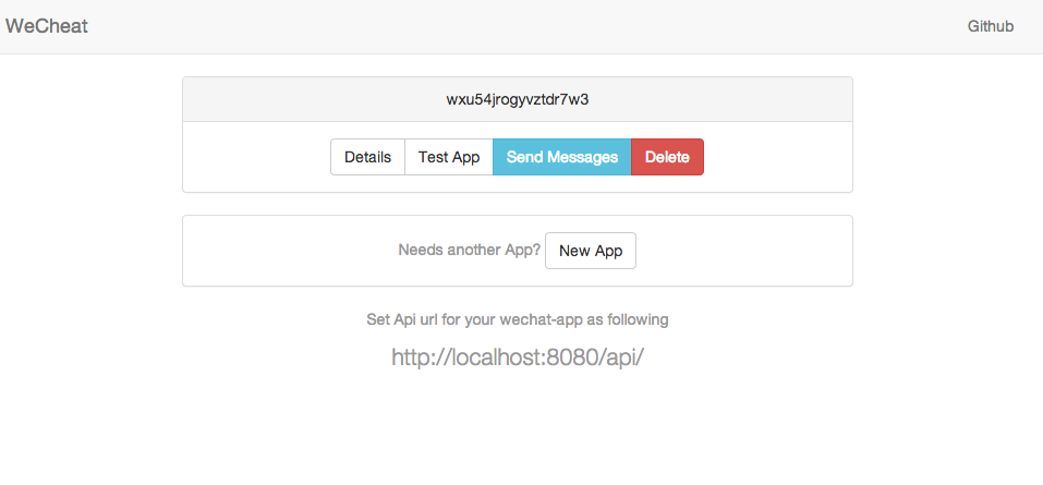 模拟Wechat API wecheat
