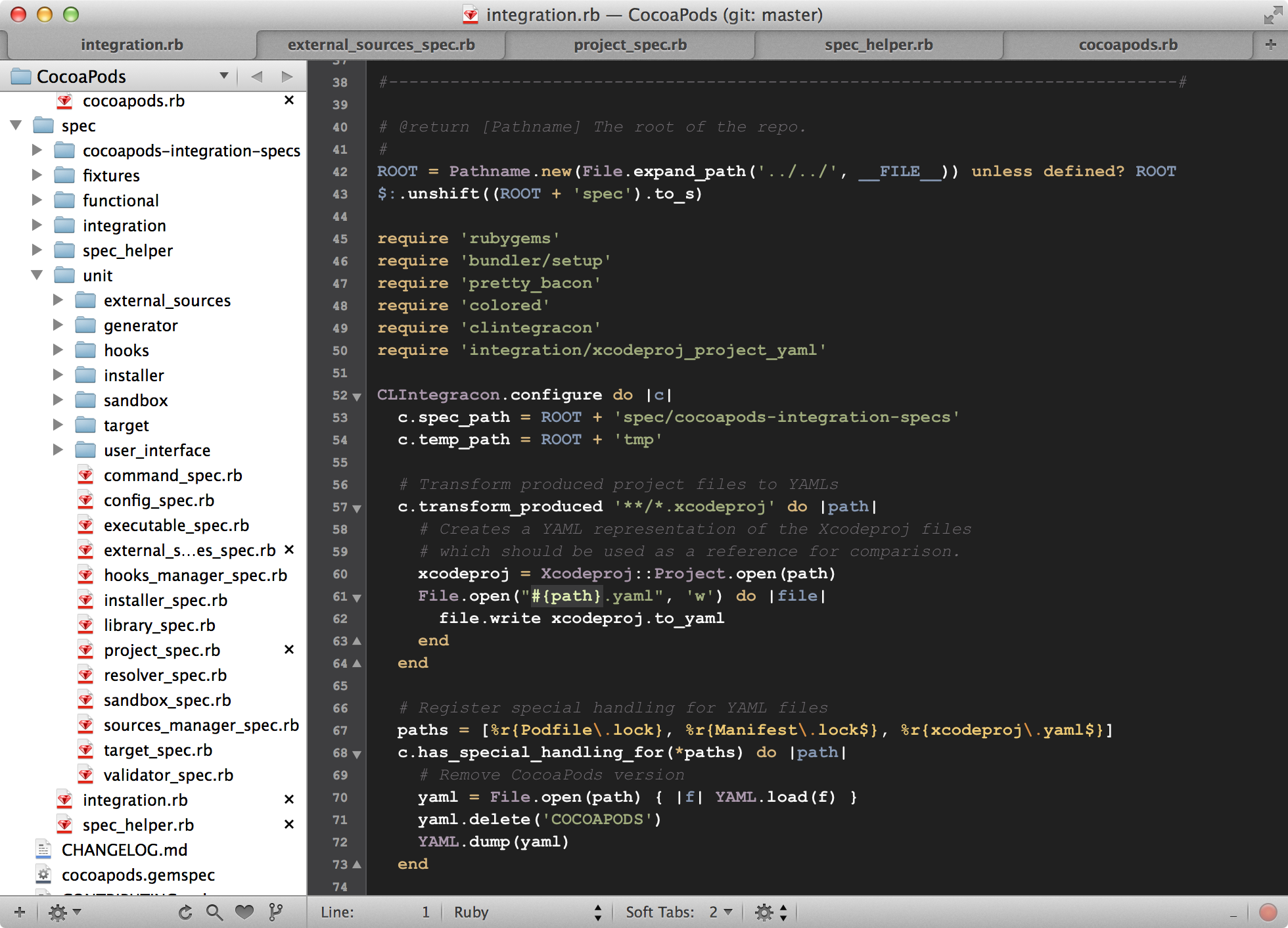 Mac文本编辑器 TextMate
