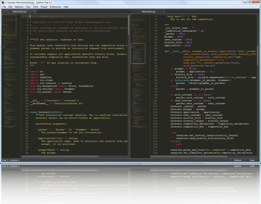 文本编辑器 Sublime Text