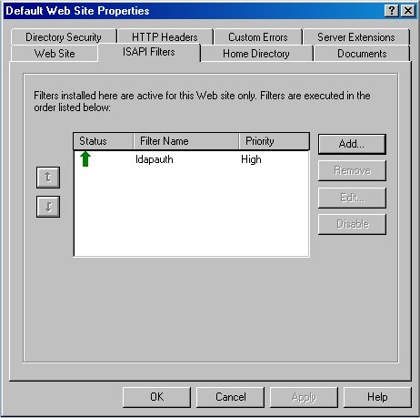 IIS扩展模块 IIS LDAP Authentication ISAPI Module